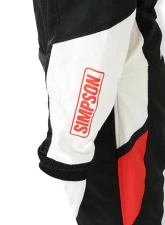 Simpson Large Black/Red/White Airspeed Suit                                     - AS02321 - Image 6