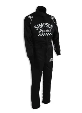 Simpson XXL Black Checkers Racing Suit CK02521                                     - CK02521 - Image 2