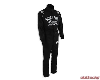 Simpson XXL Black Checkers Racing Suit CK02521 - CK02521