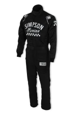 Simpson XXL Black Checkers Racing Suit CK02521                                     - CK02521 - Image 3