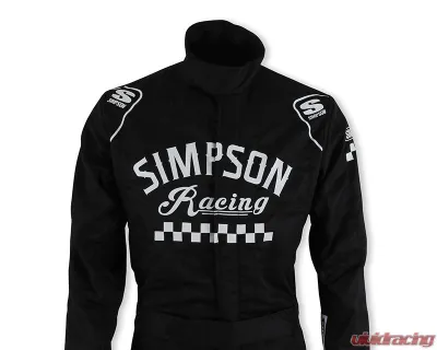 Simpson XXL Black Checkers Racing Suit CK02521 - CK02521