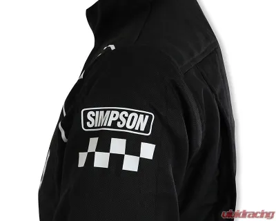 Simpson XXL Black Checkers Racing Suit CK02521 - CK02521