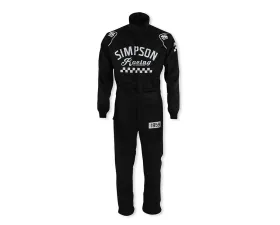 Simpson XL Black Checkers Racing Suit CK02421