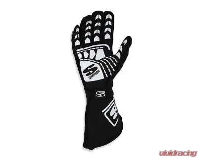 Simpson Racing Black X-Large Endurance Racing Gloves - EGXK