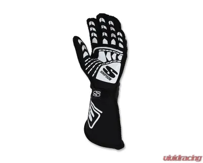Simpson Racing Black X-Large Endurance Racing Gloves - EGXK