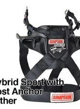 Simpson Racing Hybrid Sport Head and Neck Restraint Device FIA Medium Universal                                     - HSMED11PAFIA - Image 3