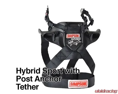 Simpson Racing Hybrid Sport Head and Neck Restraint Device FIA Medium Universal - HSMED11PAFIA