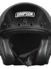 Simpson Motorcycle Carbon Fiber Chopper Helmet US - X-Small                                     - CHOPCXS - Image 2