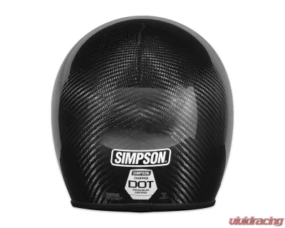 Simpson Motorcycle Carbon Fiber Chopper Helmet US - 2X-Large - CHOPC2X