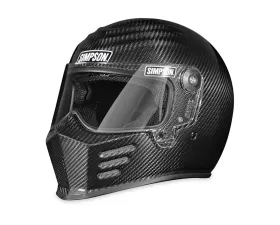 Simpson Motorcycle Outlaw Bandit Carbon Fiber Helmet - 2X Large Size