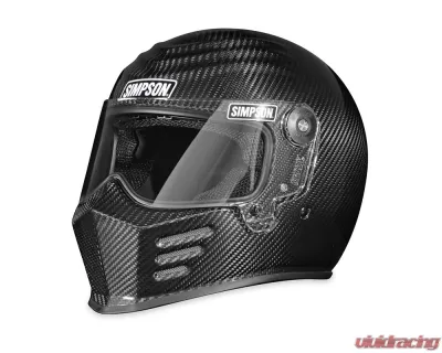 Simpson Motorcycle Outlaw Bandit Carbon Fiber Helmet - Medium Size - OB3CMD