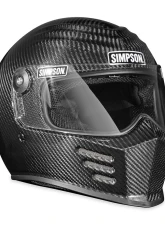 Simpson Motorcycle Outlaw Bandit Carbon Fiber Helmet - Medium Size                                     - OB3CMD - Image 3