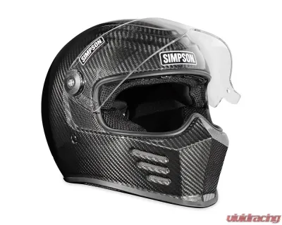 Simpson Motorcycle Outlaw Bandit Carbon Fiber Helmet - Medium Size - OB3CMD