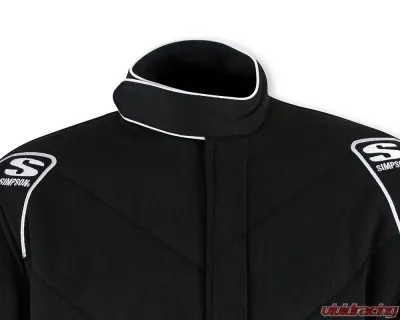 Simpson Racing 6G SFI 20 Black Suit - Extra Large Size - 4802451