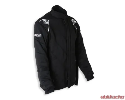 Simpson Racing Drag 5G SFI 15 Black Jacket w/ Arm Restraints - Extra Large Size - 4902454