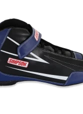 Simpson Racing Supercoil Shoes Black/Blue - Size 11.5                                     - SC115B - Image 5