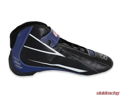 Simpson Racing Supercoil Shoes Black/Blue - Size 11.5 - SC115B