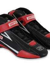 Simpson Racing Supercoil Shoes Black/Red - Size 11                                     - SC110R - Image 7
