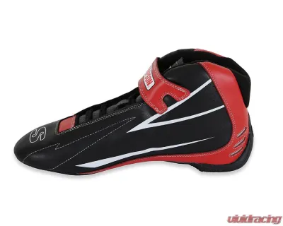 Simpson Racing Supercoil Shoes Black/Red - Size 11 - SC110R