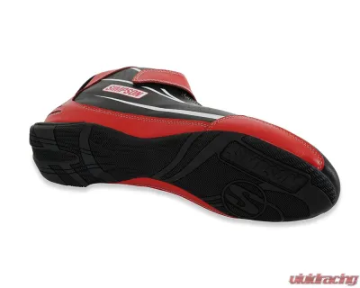 Simpson Racing Supercoil Shoes Black/Red - Size 11 - SC110R