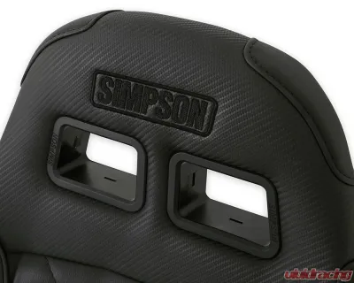 Simpson Racing Vortex II Off-Road Suspension Seat - Black | Black - S104-304