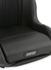 Simpson Racing Vortex II Off-Road Suspension Seat - Black | Black                                     - S104-304 - Image 7