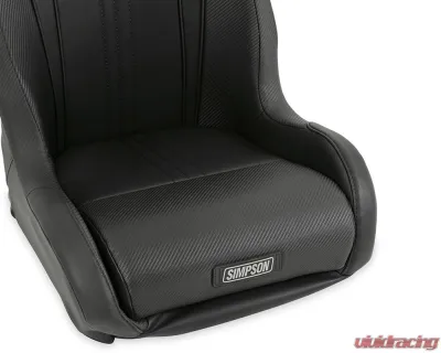 Simpson Racing Vortex II Off-Road Suspension Seat - Black | Black - S104-304