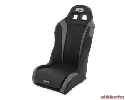 Simpson Racing Vortex II Off-Road Suspension Seat - Black | Charcoal - S104-305