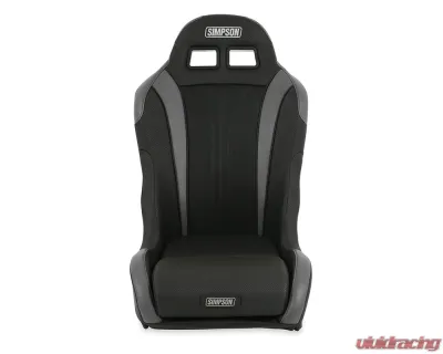 Simpson Racing Vortex II Off-Road Suspension Seat - Black | Charcoal - S104-305