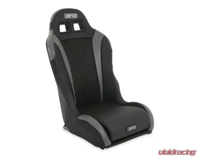 Simpson Racing Vortex II Off-Road Suspension Seat - Black | Charcoal - S104-305