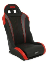 Simpson Racing Vortex II Off-Road Suspension Seat - Black | Red                                     - S104-306 - Image 3