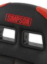 Simpson Racing Vortex II Off-Road Suspension Seat - Black | Red                                     - S104-306 - Image 6