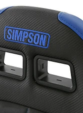 Simpson Racing Vortex II Off-Road Suspension Seat - Black | Blue                                     - S104-307 - Image 6