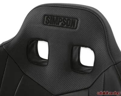 Simpson Racing Pro Sport Off-Road Suspension Seat - Black | Black - S107-304