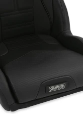Simpson Racing Pro Sport Off-Road Suspension Seat - Black | Black                                     - S107-304 - Image 7