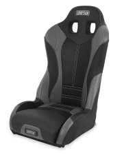 Simpson Racing Pro Sport Off-Road Suspension Seat - Black | Charcoal | Gray                                     - S107-305 - Image 8