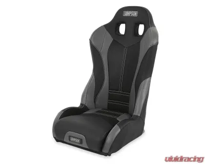 Simpson Racing Pro Sport Off-Road Suspension Seat - Black | Charcoal | Gray - S107-305