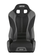 Simpson Racing Pro Sport Off-Road Suspension Seat - Black | Charcoal | Gray                                     - S107-305 - Image 2