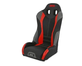 Simpson Racing Pro Sport Off-Road Suspension Seat - Black | Red | Gray