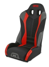 Simpson Racing Pro Sport Off-Road Suspension Seat - Black | Red | Gray                                     - S107-306 - Image 8