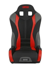 Simpson Racing Pro Sport Off-Road Suspension Seat - Black | Red | Gray                                     - S107-306 - Image 2