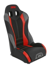 Simpson Racing Pro Sport Off-Road Suspension Seat - Black | Red | Gray                                     - S107-306 - Image 3