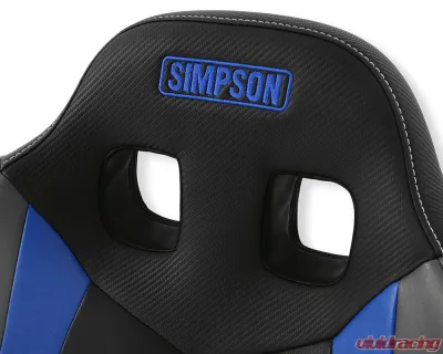 Simpson Racing Pro Sport Off-Road Suspension Seat - Blue | Black | Grey - S107-307