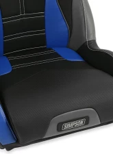 Simpson Racing Pro Sport Off-Road Suspension Seat - Blue | Black | Grey                                     - S107-307 - Image 7