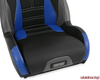 Simpson Racing Pro Sport Off-Road Suspension Seat - Blue | Black | Grey - S107-307