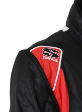 Simpson Medium Black/Red/White Supercoil DNA P1 Suit Alloy                                     - SC02201 - Image 5