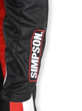 Simpson Medium Black/Red/White Supercoil DNA P1 Suit Alloy                                     - SC02201 - Image 6