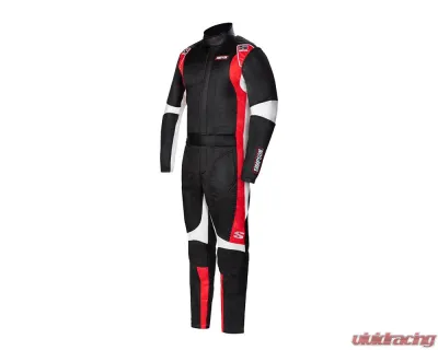 Simpson Medium Black/Red/White Supercoil DNA P1 Suit Alloy - SC02201