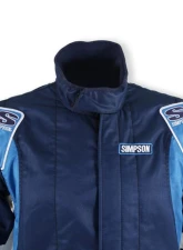 Simpson Medium Navy/Bush Blue/White Supercoil DNA P1 Suit Alloy                                     - SC04201 - Image 4
