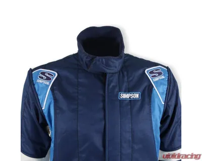 Simpson Medium Navy/Bush Blue/White Supercoil DNA P1 Suit Alloy - SC04201